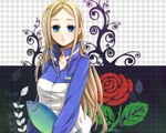  Score: 8 Tags:  arakawa under the bridge blonde hair blue eyes fish girl gym uniform long hair nino rose (roses) solo 