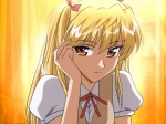  Score: 9 Tags:  blonde_hair orange_eyes ribbon sawachika_eri school_rumble smile twintails 