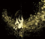  Score: 81 Tags: blonde hair,dress,eyes closed,flower (flowers),girl,highres,koto koto,long hair,original,reflection,solo