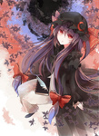  Score: 27 Tags: alternate color,blush,bonnet,book (books),bow,feather (feathers),girl,hair bow,long hair,looking up,open mouth,patchouli knowledge,purple hair,rain lan,red eyes,single,sitting,tall image,touhou