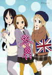  Score: 45 Tags: 3girls,akiyama mio,bag,beret,black hair,blonde hair,blue eyes,brown eyes,brown hair,hairband,highres,k-on!,kotobuki tsumugi,long hair,multiple girls,open mouth,short hair,skirt,sweater,tainaka ritsu,tall image