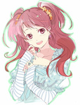  Score: 27 Tags: brown hair,dress,earrings,flower (flowers),fringe,girl,hair flower,hair ornament,happy,kujikawa rise,long hair,looking at viewer,open mouth,persona,persona 4,single,tall image,twintails
