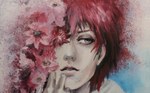  Score: 27 Tags: akatsuki,face,flower (flowers),grey eyes,looking away,male,naruto,open mouth,red hair,sasori,short hair