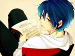  Score: 36 Tags: blue hair,earrings,ginji (pixiv 1194092),grey eyes,headphones,hood,looking back,male,musical note,nico nico douga,nico nico singer,piercing,short hair,sitting