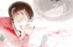  Score: 9 Tags:  blood braid (braids) brown eyes brown hair crying girl kaiko (gami770) lips long hair madotsuki solo tears water wink yume nikki 