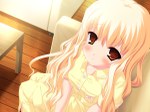  Score: 9 Tags:  blonde_hair blush brown_eyes curly_hair game_cg girl loli 