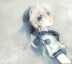  Score: 27 Tags:  blue_eyes boy hat headphones kagamine_len male ooki_bonta ribbon_(ribbons) short_hair solo vocaloid white_hair 