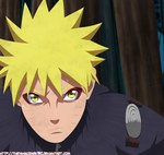  Tags: blonde hair,iitheyahikodarkii,jinchuriki,male,naruto,portrait,short hair,single,sweat,tree (trees),uzumaki naruto,vest,yellow eyes