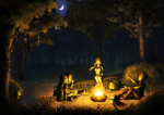 Rating: s Score: 12 Tags: 1girl 2boys backpack bag bare_legs baseball_cap black_shirt blue_(pokemon) blue_legwear blue_pants blue_shirt bracelet breasts brown_eyes brown_hair brown_pants campfire caterpie cup denim drinking eating eyes_closed fire forest grass harp_(artist) hat jeans jewelry kakuna leaf loose_socks metapod moon multiple_boys nature night ookido_green pants pikachu pokemon pokemon_(game) pokemon_frlg pot red_(pokemon) red_(pokemon)_(remake) red_hat red_shirt red_shoes red_skirt saucepan shadow shoes sigh sitting sitting_on_floor skirt sky socks spoon star tree vines weedle white_shoes wood wristband