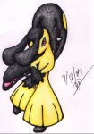 Rating: s Score: 1 Tags: lowres mawile pokemon red_eyes simple_background teeth