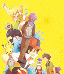 Rating: s Score: 6 Tags: backpack bag black_hair child croagunk empoleon fingerless_gloves gloves hat hikari_(pokemon) jun_(pokemon) lowres male_focus multiple_boys pikachu piplup poke_ball pokemon pokemon_(anime) purple_hair randoseru satoshi_(pokemon) scarf shinji_(pokemon) smile takeshi_(pokemon)