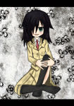 Rating: s Tags: bags_under_eyes black_hair green_eyes kuroki_tomoko watashi_ga_motenai_no_wa_dou_kangaetemo_omaera_ga_warui!