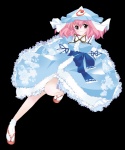 Rating: s Tags: hat highres mikiharu pink_eyes pink_hair saigyouji_yuyuko short_hair touhou