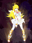 Rating: s Score: 10 Tags: angel blonde_hair halo highres jewelry long_hair lots_of_jewelry nail_polish panty_&_stocking_with_garterbelt panty_(psg) sandals smile wings zoom_layer