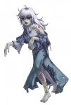 Rating: s Score: 7 Tags: bandage grey_hair grey_skin kenkou_cross mamono_girl_lover monster_girl monster_girl_encyclopedia yellow_eyes zombie zombie_(mamono_girl_lover)
