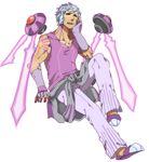 Rating: s Score: 26 Tags: 1boy black_sclera bored fingerless_gloves gloves hand_on_own_face jacket katagiri_hachigou laser male_focus open_mouth palkia personification pixiv_manga_sample pokemon pokemon_(game) red_eyes short_hair simple_background sitting slippers solo tank_top tattoo white_hair yellow_skin