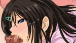 Rating: e Score: 59 Tags: 1boy 1girl :>= animated animated_gif bed black_hair blue_eyes blush censored deepthroat fela_pure:_mitarashi-san_chi_no_jijou_the_animation fellatio fue glory_hole hair_ornament hairclip incest long_hair mitarai_keiko office_takeout oral penis pink_pineapple tatsumi_(producer)