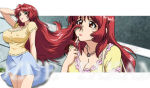 Rating: q Tags: 1girl breasts brown_eyes large_breasts long_hair red_hair
