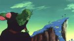 Rating: s Score: 10 Tags: 1boy 90s animated animated_gif antennae bald battle claws cyclops damage dougi dragon_ball dragonball_z fight green_skin kicking male_focus namek piccolo punching red_eye robot running wire