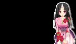Rating: s Tags: 1girl akuyome!_akuma_na_yome_ni_shiborareru ayame_(akuyome) black_hair blush breasts demon_girl game_cg highres horn huge_breasts japanese_clothes kimono long_hair looking_at_viewer mero open_mouth red_eyes simple_background smile solo standing
