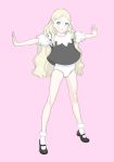 Rating: q Tags: 1girl blonde_hair cameltoe loli long_hair mary_janes michito_sorataka short_skirt socks solo standing white_panties