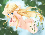 Rating: q Tags: 1girl absolute_duo armpits ass blonde_hair blue_eyes breasts lilith_bristol long_hair nude water