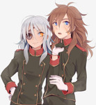 Rating: s Score: 2 Tags: 2boys blue_eyes brown_hair ediblepanda eyepatch facial_mark genda_koujirou gloves inazuma_eleven inazuma_eleven_(series) long_hair male_focus multiple_boys open_mouth orange_eyes sakuma_jirou short_hair smile uniform white_hair