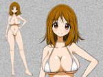 Rating: q Score: 9 Tags: bikini blush cleavage large_breasts smile swimsuit tagme