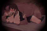 Rating: e Score: 30 Tags: blush breasts brown_hair doggystyle erect_nipples fat_man huge_breasts kuruta lips long_hair mole motion_blur plump sex sweat tears thick_thighs thighs v