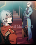 Rating: s Score: 7 Tags: 2boys brothers capcom crossed_arms dante_(devil_may_cry) devil_may_cry devil_may_cry_3 genmai looking_back multiple_boys siblings smile trench_coat vergil white_hair wink