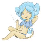 Rating: q Score: 1 Tags: blue chibicyndaquil gijinka no_bra panpour panties pokemon