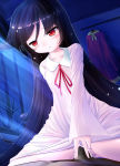 Rating: e Tags: 1boy 1girl ashley_(warioware) black_hair blush censored hetero loli maritchi nightgown nintendo penis red_eyes sex vaginal warioware