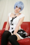 Rating: s Score: 1 Tags: ayanami_rei blue_hair cosplay frills highres lace leash neon_genesis_evangelion photo red_eyes saya_(cosplayer) thighhighs zettai_ryouiki