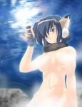 Rating: q Score: 2 Tags: animal_ears blue_eyes blue_hair cat_ears collar karura_(utawareru_mono) nude utawareru_mono