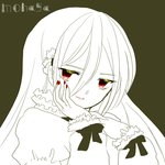 Rating: s Tags: 1boy afuro_terumi androgynous bust inazuma_eleven inazuma_eleven_(series) lips male nail_polish otoko_no_ko red_eyes red_nails simple_background solo spot_color ui97