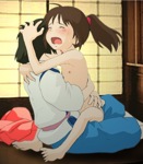 Rating: e Score: 81 Tags: 1boy 1girl barefoot blush carlo clothed_male_nude_female clothed_on_nude eyes_closed flat_chest hetero indoors loli long_hair nipples nude ogino_chihiro open_mouth ponytail sen_to_chihiro_no_kamikakushi sex short_hair shota sitting small_areolae small_nipples straight_shota studio_ghibli upright_straddle vaginal