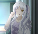 Rating: s Score: 10 Tags: caren_hortensia fate/kaleid_liner_prisma_illya fate_(series) infirmary long_hair nurse ponytail school_nurse screencap white_hair yellow_eyes
