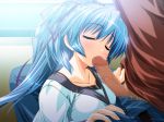 Rating: e Score: 16 Tags: blue_hair blush censored clothed_sex eyes_closed fellatio mitsumine_minato oral oshiki_hitoshi penis suzunone_seven