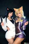 Rating: s Score: 9 Tags: 2girls ahri breasts cosplay large_breasts league_of_legends multiple_girls photo