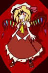 Rating: s Tags: 1girl female flandre_scarlet simple_background solo tagme touhou
