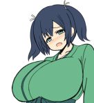Rating: q Score: 65 Tags: 1girl animated animated_gif artist_request blue_eyes blue_hair blush bouncing_breasts breasts gigantic_breasts kantai_collection souryuu_(kantai_collection) twintails