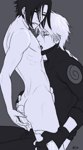 Rating: e Score: 27 Tags: clothed_on_nude hatake_kakashi licking male naruto nude penis uchiha_sasuke uncensored yaoi yaoiismy