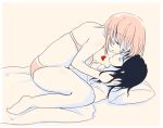 Rating: q Tags: bed foomi incipient_kiss underwear yuri