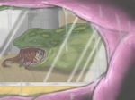 Rating: q Score: 37 Tags: 1girl blue_eyes brown_hair eaten_alive eating female inside_creature kaname_(artist) looking_at_viewer mirror predator_and_prey saliva snake swallowing tears vore wince
