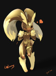 Rating: q Score: 30 Tags: animal_ears blush breasts bunny_ears extvia furry heart lopunny pokemon pussy smile tail wink