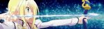 Rating: s Score: 2 Tags: arrow blonde_hair bow_(weapon) green_eyes ice long_hair long_image rinslet_laurenfrost screencap seirei_tsukai_no_blade_dance weapon wide_image
