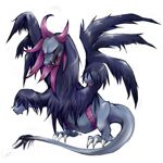 Rating: s Score: 9 Tags: dragon fangs hydreigon multiple_heads pokemon pokemon_(game) pokemon_bw red_eyes siren3333