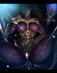 Rating: e Score: 101 Tags: anal beckoning breasts censored claws cum cum_in_pussy erect_nipples female glowing glowing_eyes highres licking_lips nipples penis pussy sarah_kerrigan sawao spreading starcraft sweat visible_musculature zerg