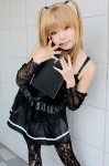 Rating: s Score: 1 Tags: amane_misa choker cosplay death_note lace miniskirt photo skirt taku_anko thighhighs twintails