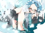 Rating: s Score: 7 Tags: blue_hair crossdressing glasses hatsune_miku_(cosplay) headphones inazuma_eleven inazuma_eleven_(series) male_focus otomura_gakuya purple_eyes solo trap